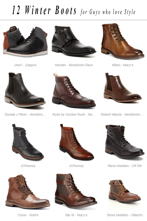 12 Winter Boots For Guys Who Love Style - FrenzyStyle