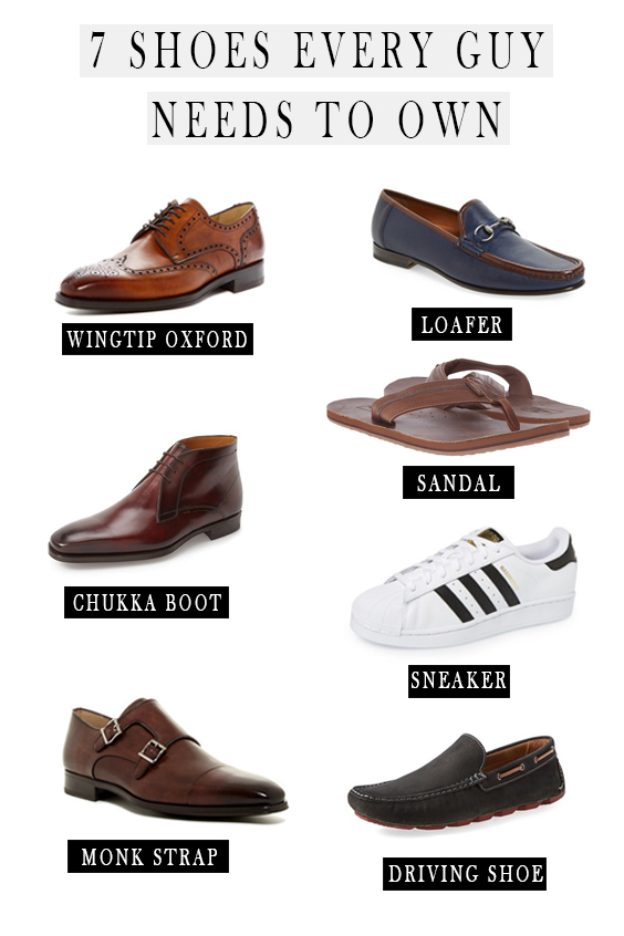 7 Shoes Every Guy Needs to Own - FrenzyStyle