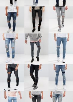 21 Super Skinny Jeans With Rips for Guys