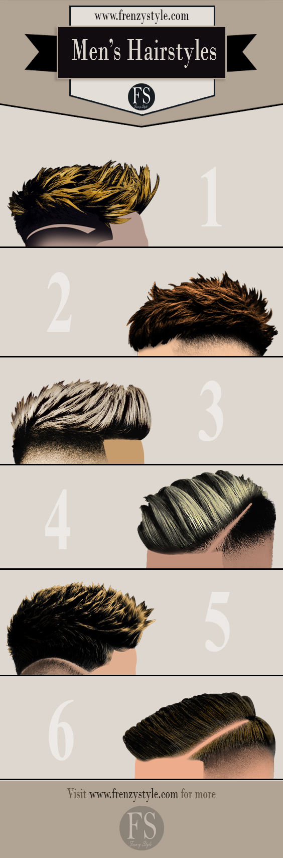23 Popular Men's blonde highlights on dark hair - men Hairstyles and  Haircuts from Pinterest - FrenzyStyle