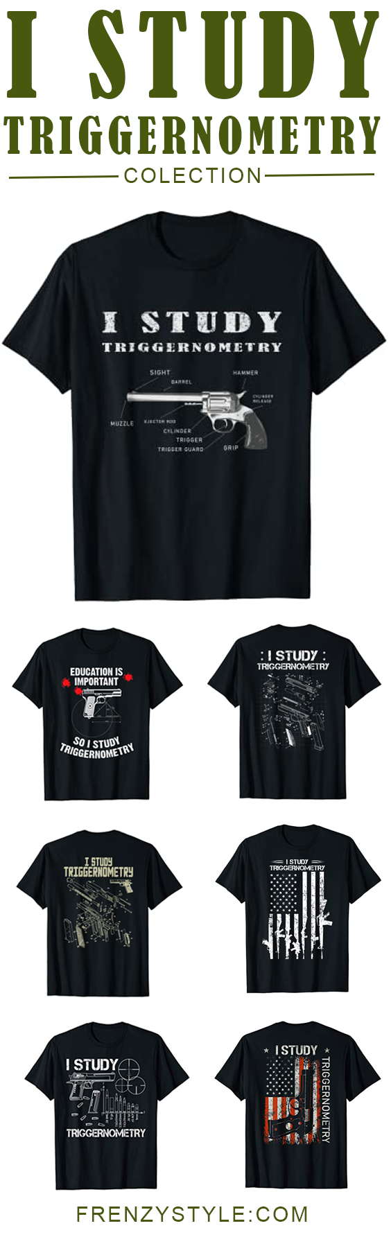 10 Cool I Study Triggernometry shirt