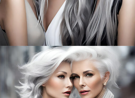 30 Silver Haired Beauties Hairstyles from Pinterest you can try